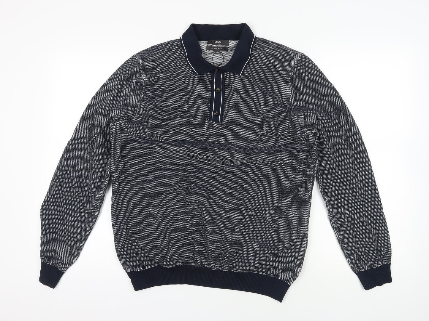 Marks and Spencer Clothing Bundle - 5 Pack Preloved Mens Polos