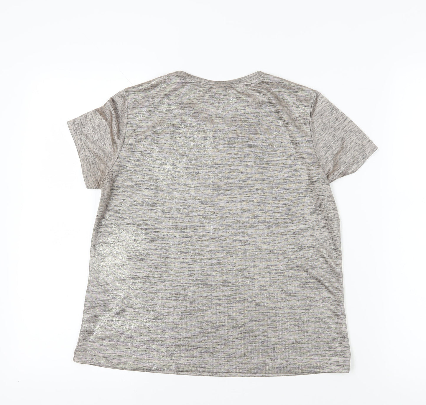 H&M Grey T-Shirt - Women's S, Casual Jersey Top