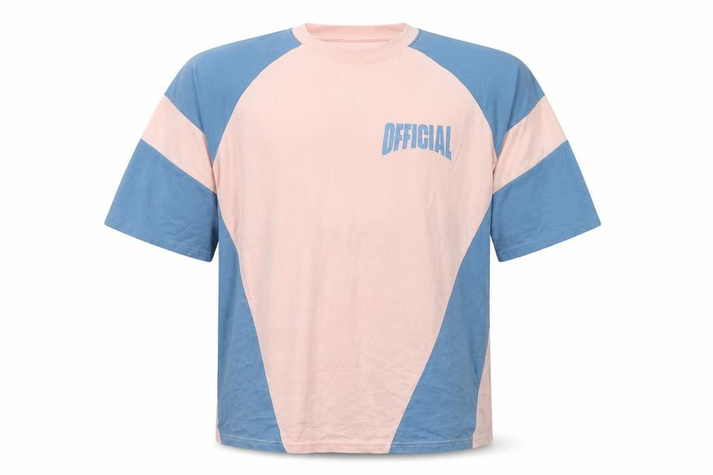boohooMAN Multicoloured Logo T-Shirt M Colourblock