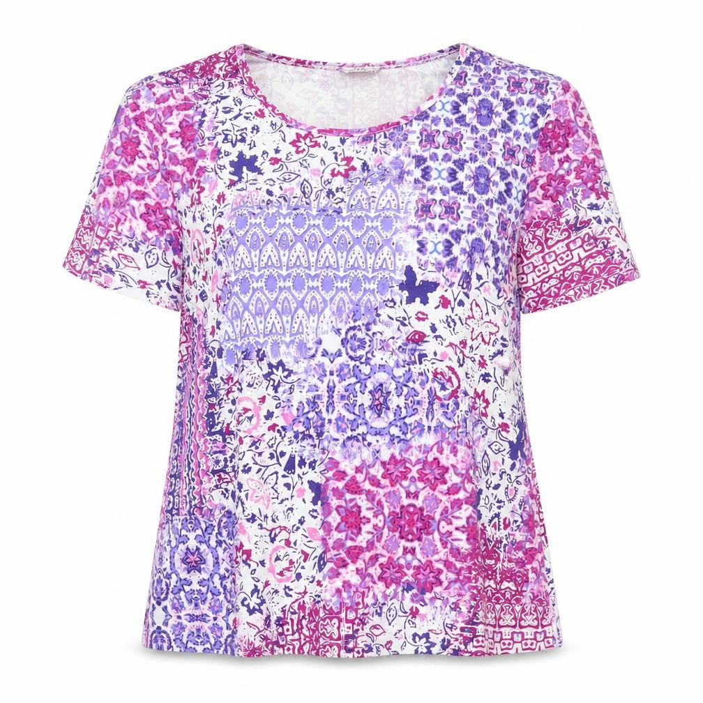 Damart Multicoloured Floral T-Shirt - L