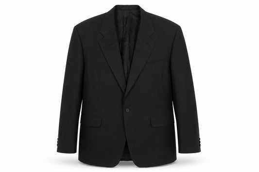 Daniel Drescott Black Blazer, Size 46in, Single-Breasted