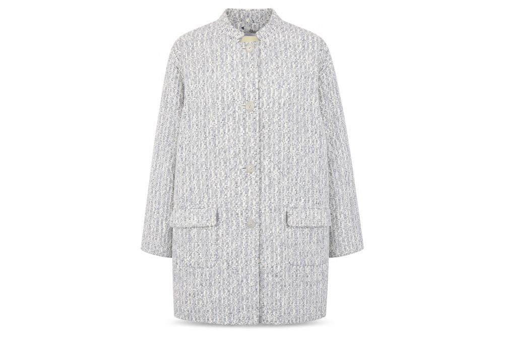 Paul Costelloe Womens White Jacket Coat Size 20 Button