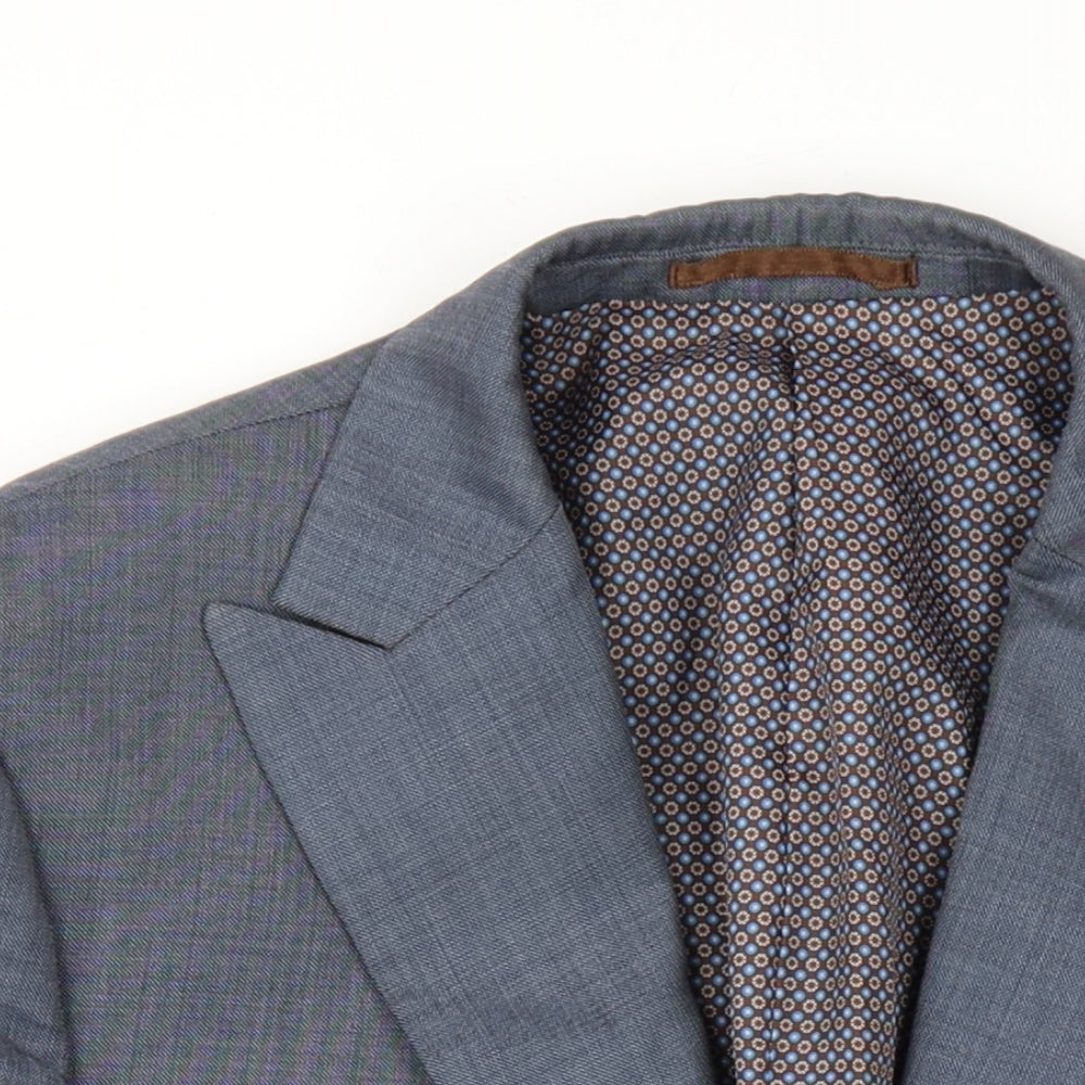 NEXT Mens Grey Wool Jacket Blazer Size 38 Regular