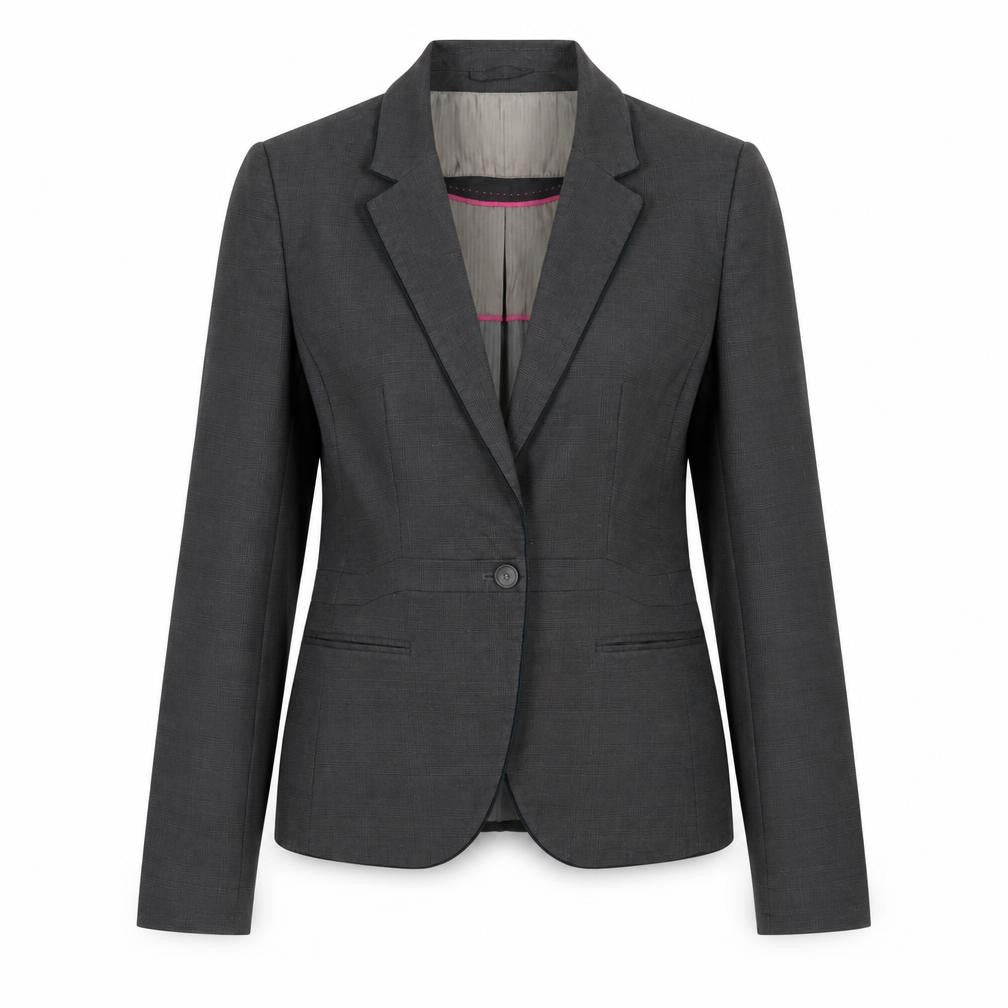 NEXT Womens Grey Polyester Jacket Blazer Size 8