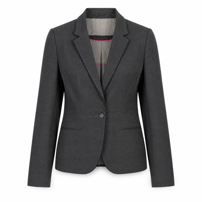Next Womens Grey Polyester Jacket Blazer Size 8