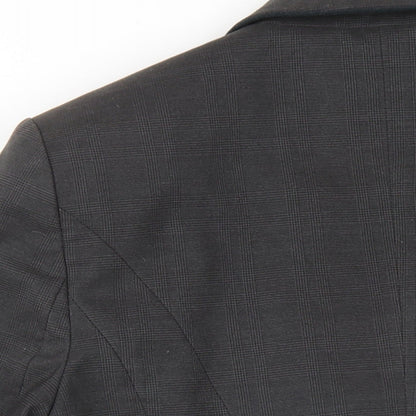Next Womens Grey Polyester Jacket Blazer Size 8