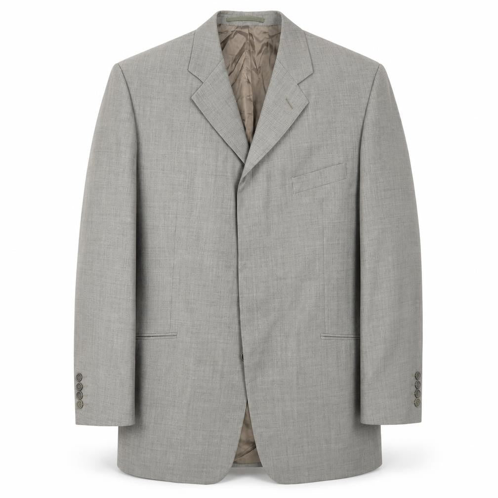Tessuti Mens Beige Wool Jacket Blazer Size 42 Regular