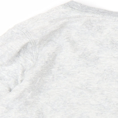 Maison de Nimes Womens Grey Cotton Pullover Sweatshirt Size 14 Pullover