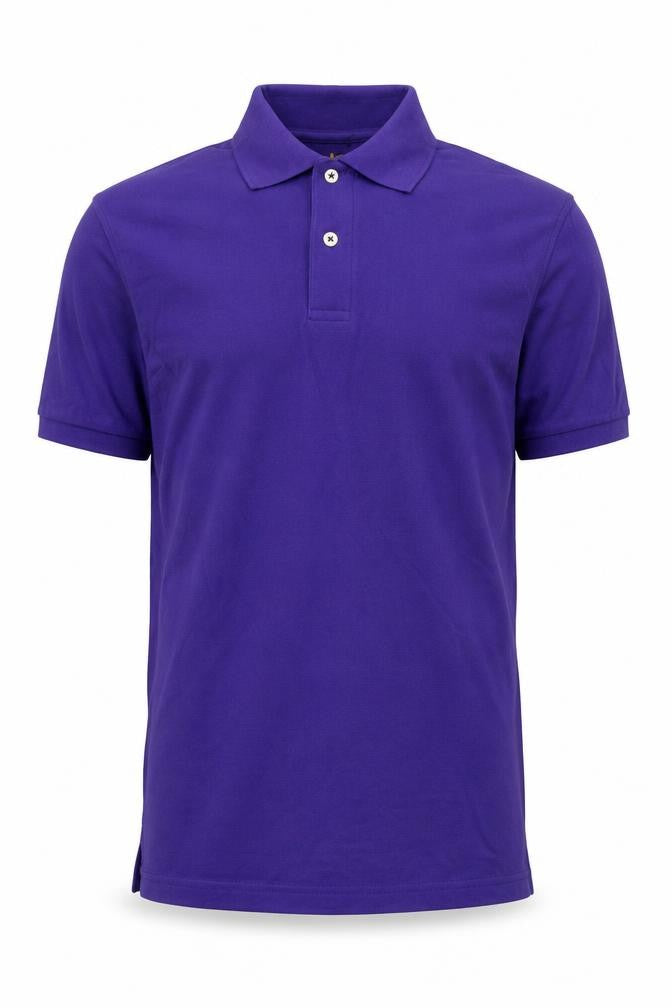 Lee Mens Purple Cotton Polo Size XL Collared - Logo