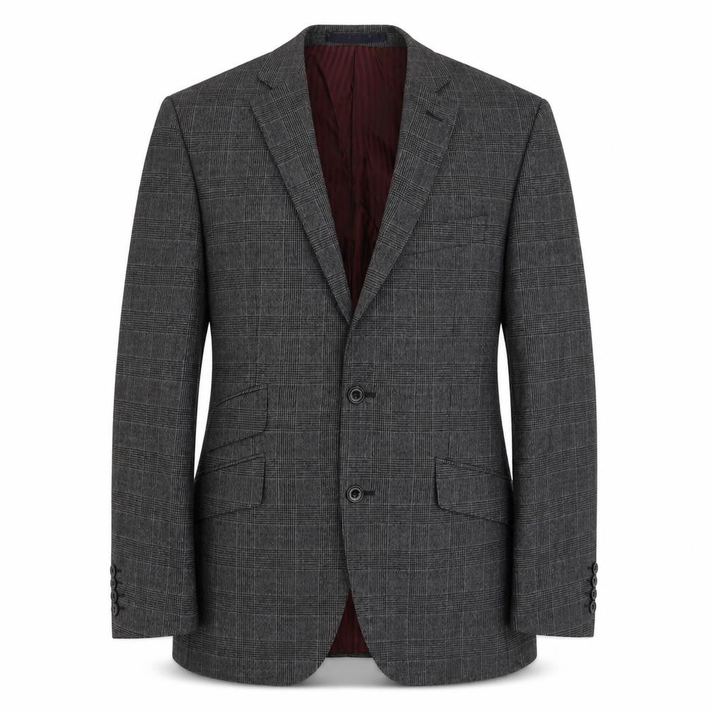 Marks & Spencer Mens Grey Wool Jacket Suit Jacket Size 38 Regular
