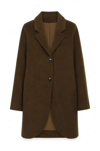 Religion Womens Green Overcoat Coat Size 8 Button