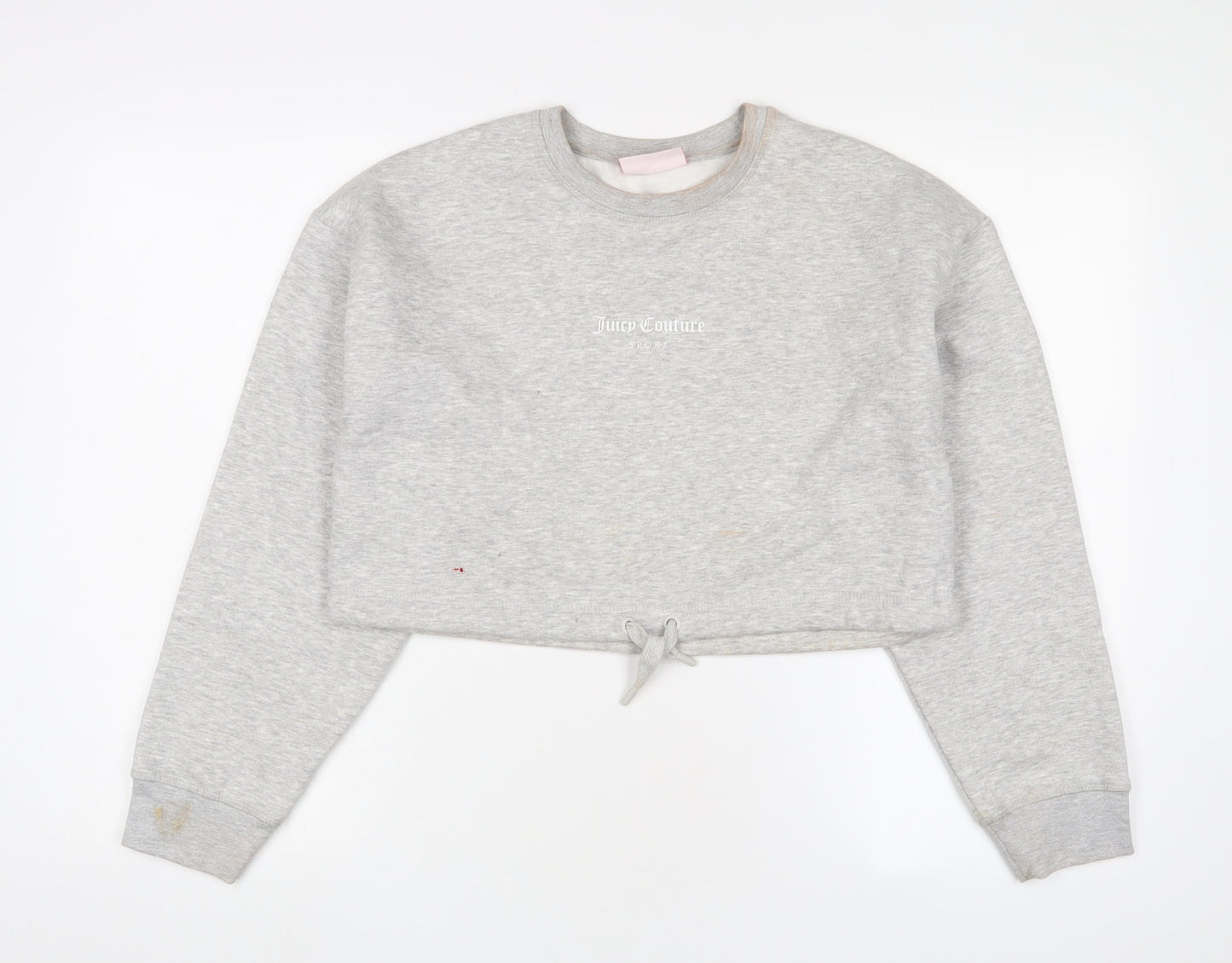 Juicy Couture Womens Grey Cotton Pullover Sweatshirt Size S Pullover - Logo