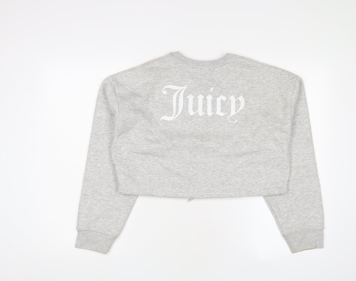 Juicy Couture Womens Grey Cotton Pullover Sweatshirt Size S Pullover - Logo