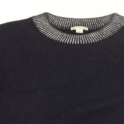 Gap Womens Blue Round Neck Acrylic Pullover Jumper Size S
