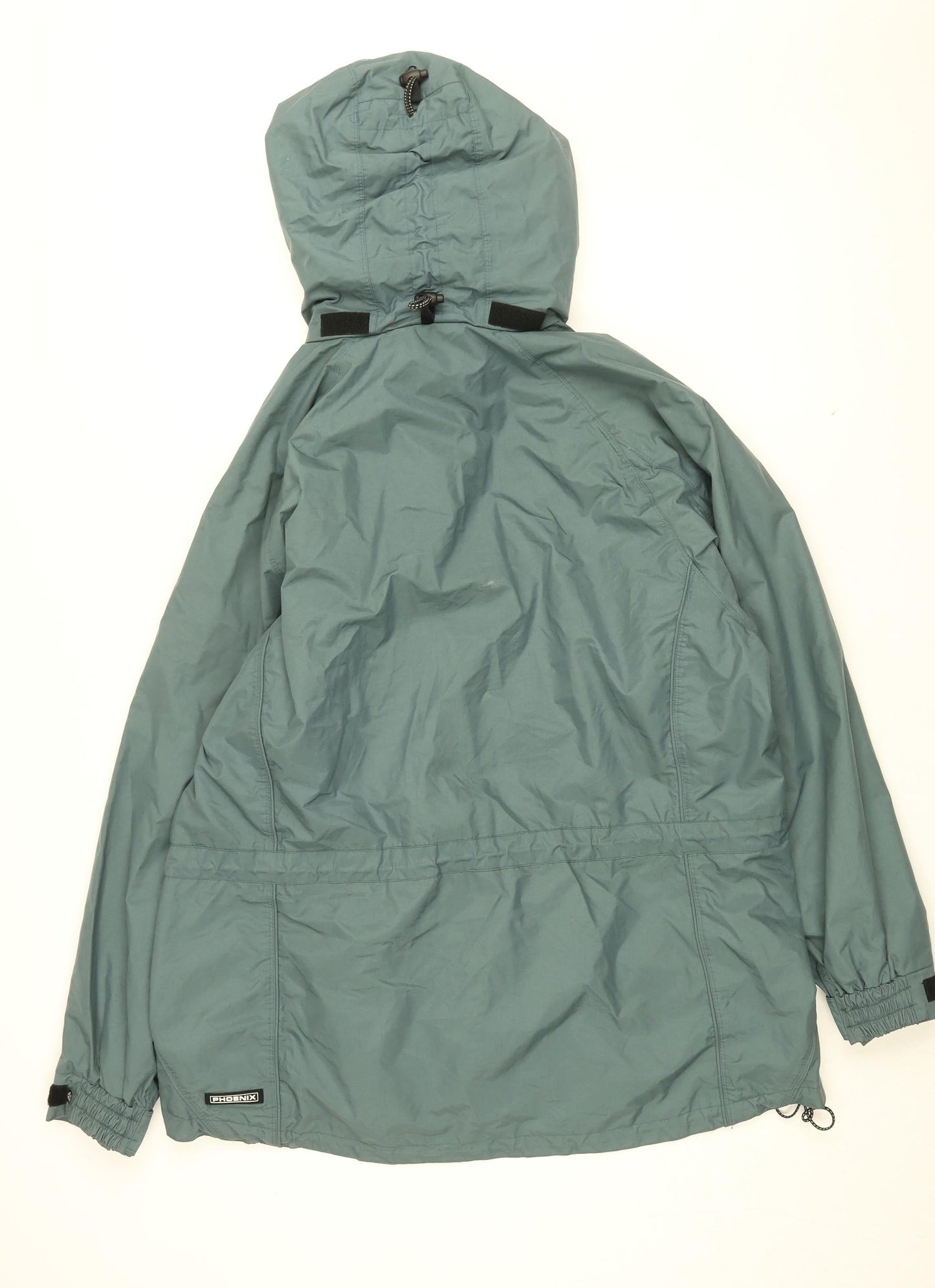 Phoenix Womens Blue Overcoat Coat Size 16 Zip
