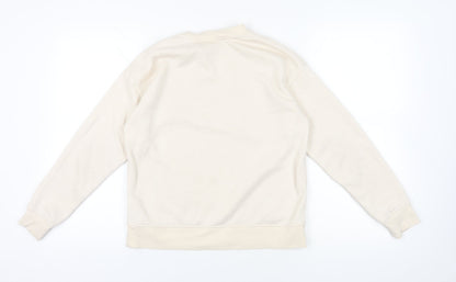Back view of Disney Ivory 2XS Mickey Mouse Logo Pullover