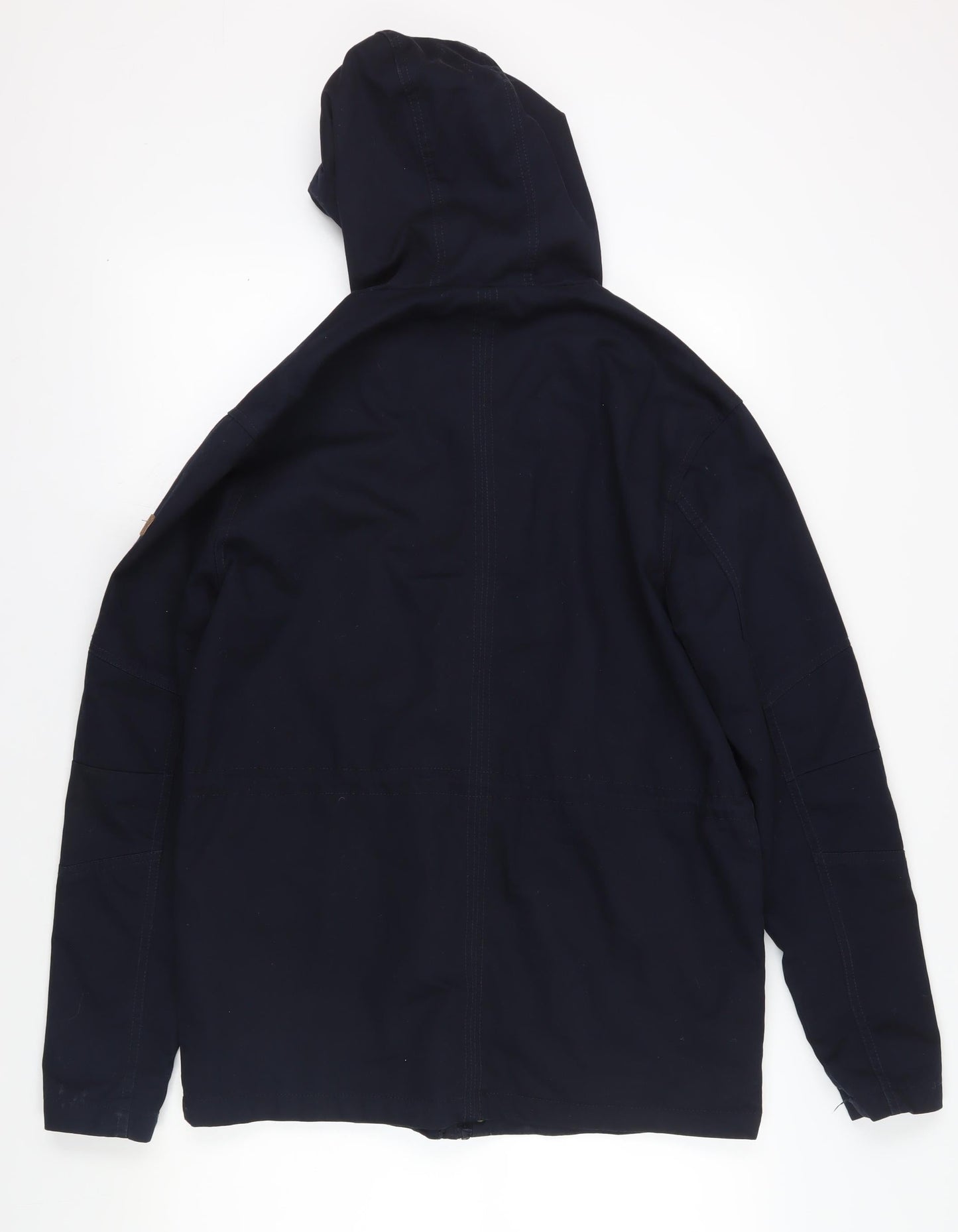 Twisted Soul Black Hooded Duffel Jacket M