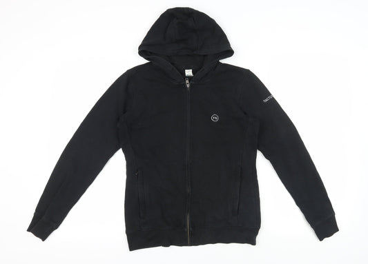 Clique Black Full Zip Hoodie, Size S, Unisex