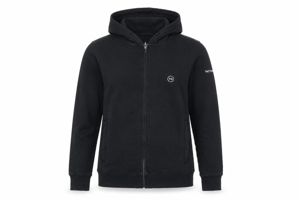 Clique Black Full Zip Hoodie, Size S, Unisex