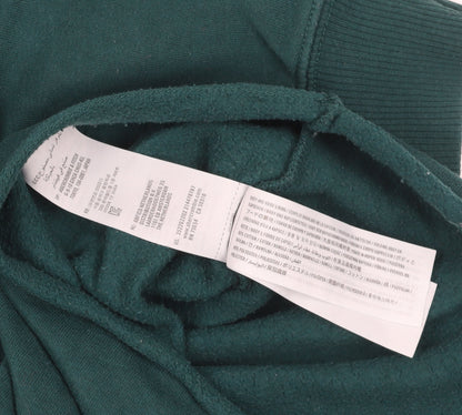 Close-up detail of Hollister Green Embroidered Pullover Hoodie Medium