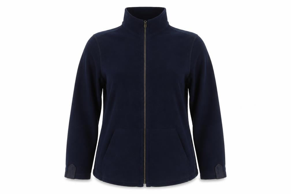 Marcona Blue Fleece Jacket Women's Mid-Length
