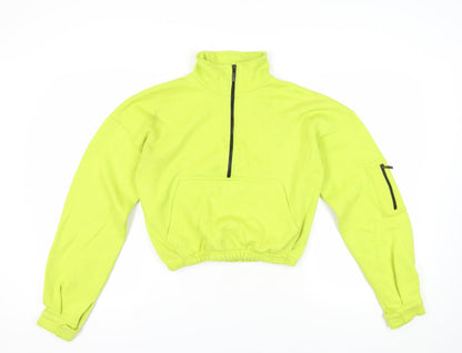 Additional front view of I Saw It First Green Pullover Sweatshirt, size 8