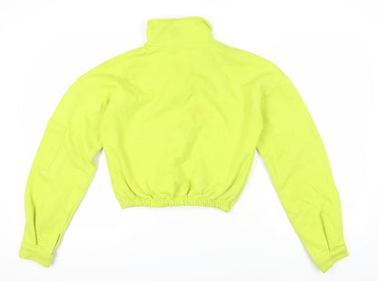 Back view of I Saw It First Green Pullover Sweatshirt, size 8