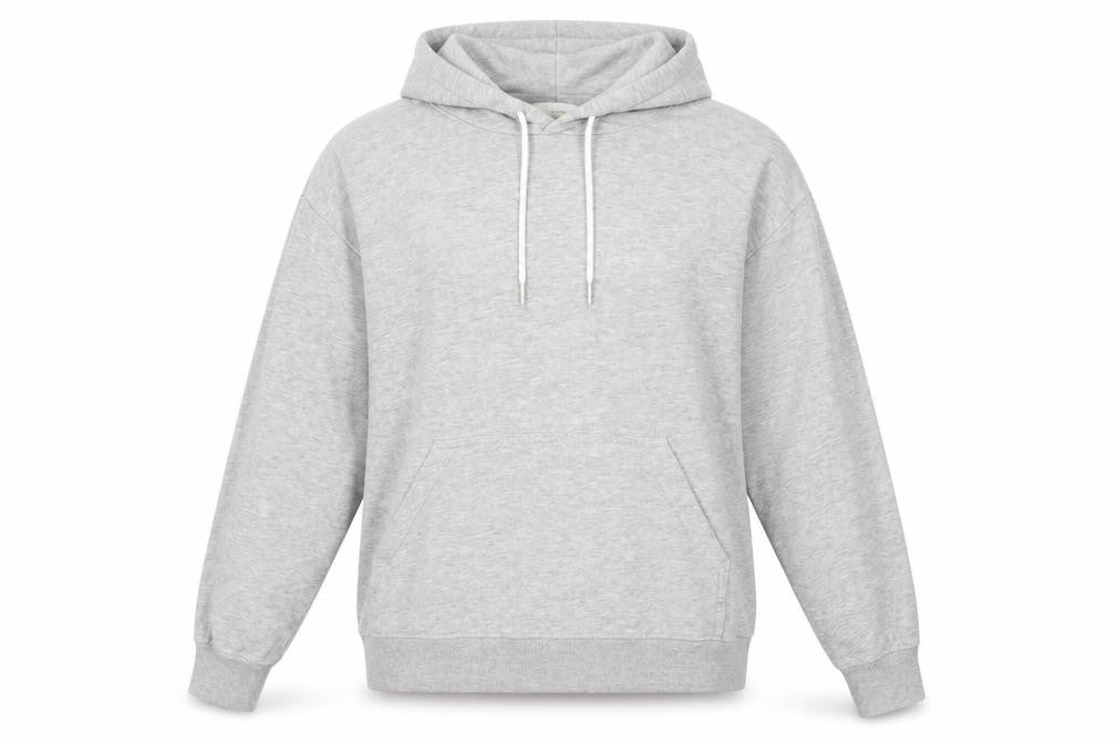 Grey Pullover Hoodie, Unisex Size 12, All Seasons
