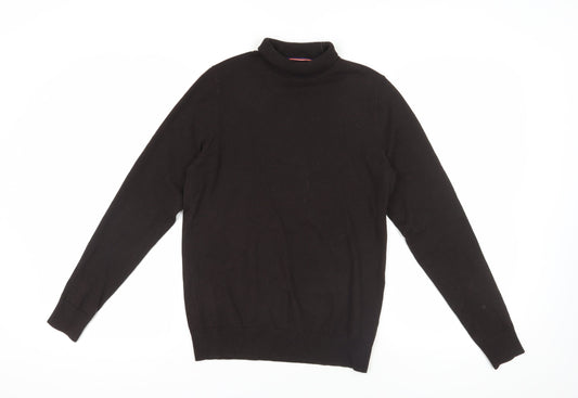 Next Black Roll Neck Jumper XS Women Casual