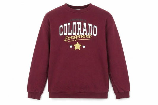 H&M Red Graphic Print Girls Sweatshirt 12-13 Years