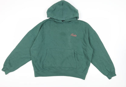 Additional front view of Kaia Green Pullover Hoodie UK 10