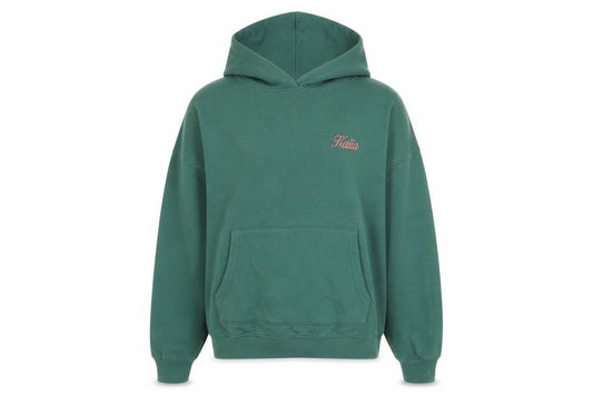 Front view of Kaia Green Pullover Hoodie UK 10