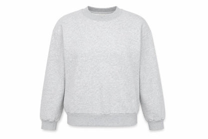 Grey Womens Pullover Sweatshirt, Crew Neck Size 8,