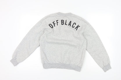 Grey Womens Pullover Sweatshirt, Crew Neck Size 8,