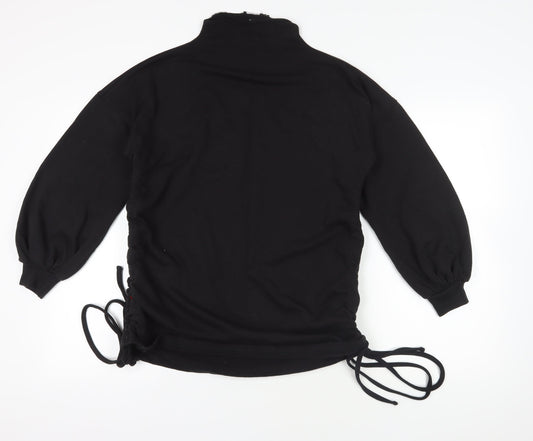 Black Nasty Gal Pullover Sweatshirt Size 8