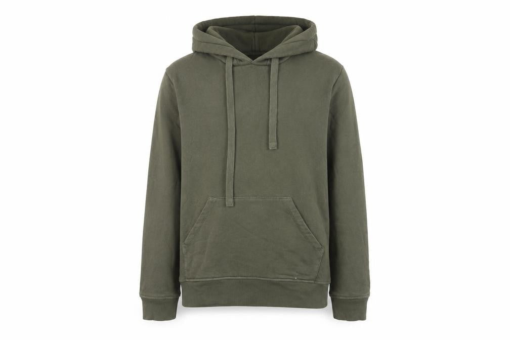 Jumper 1234 Green Cotton Pullover Hoodie