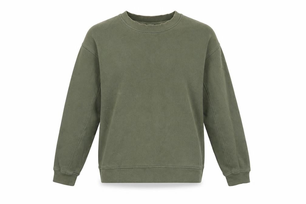 Topshop Khaki Pullover Sweatshirt XS