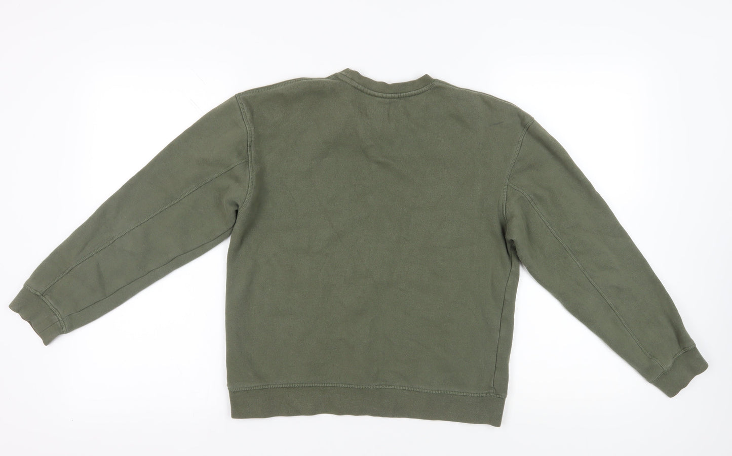 Topshop Khaki Pullover Sweatshirt XS