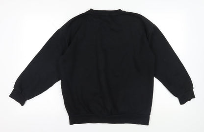 Back view of AX Paris Black J'Adore Sweatshirt M/L