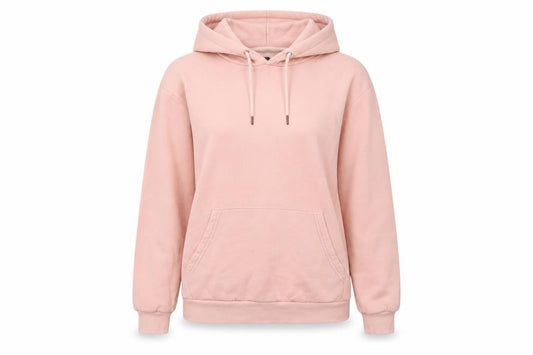 Zara Pink Pullover Hoodie S - Casual Cotton Fleece