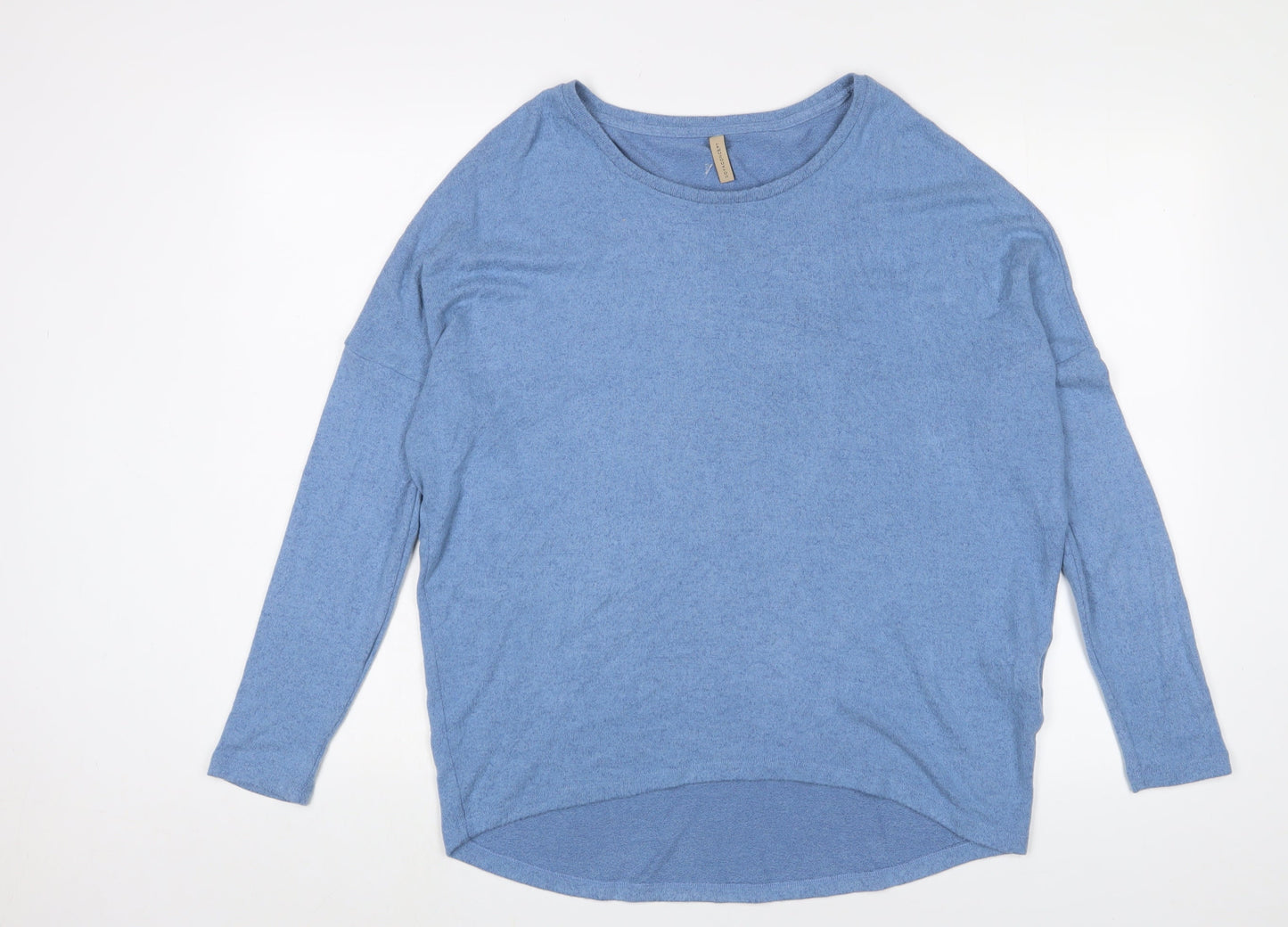 Soyaconcept Womens Blue Polyester Pullover Sweatshirt Size S Pullover