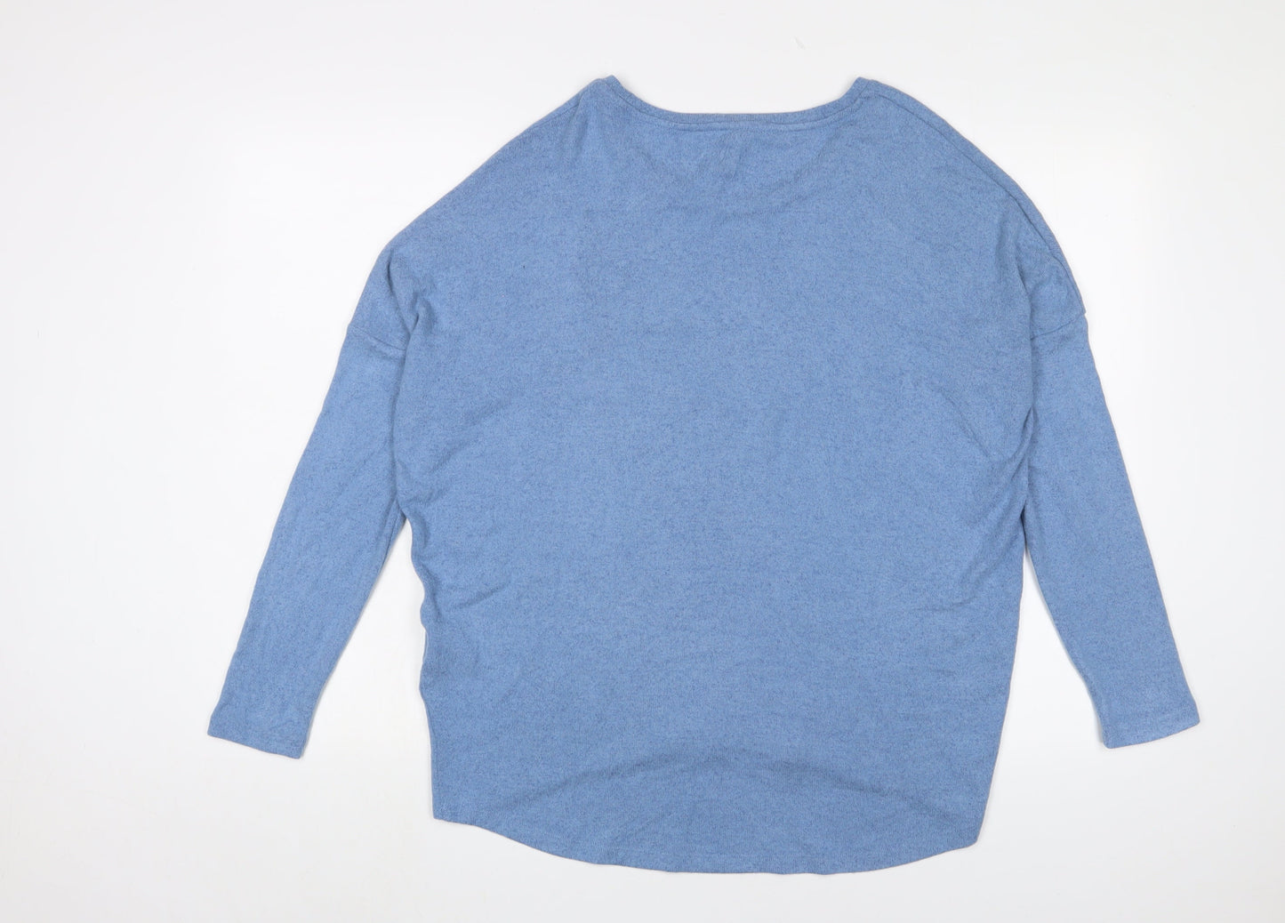 Soyaconcept Womens Blue Polyester Pullover Sweatshirt Size S Pullover