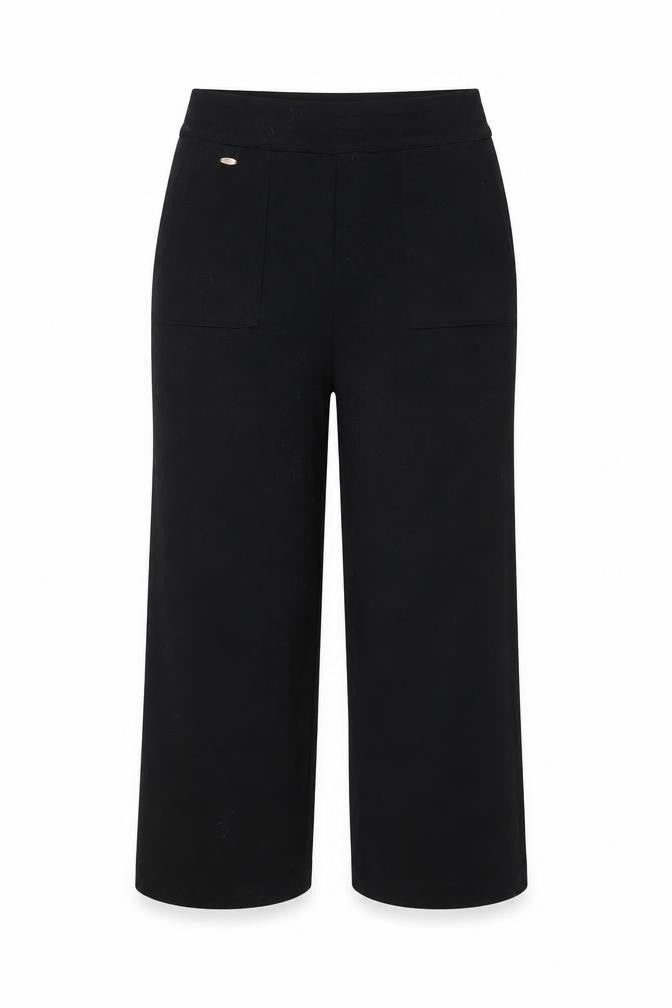 Street One Womens Black Polyester Jegging Trousers Size 8 L26 in Regular Drawstring - Logo