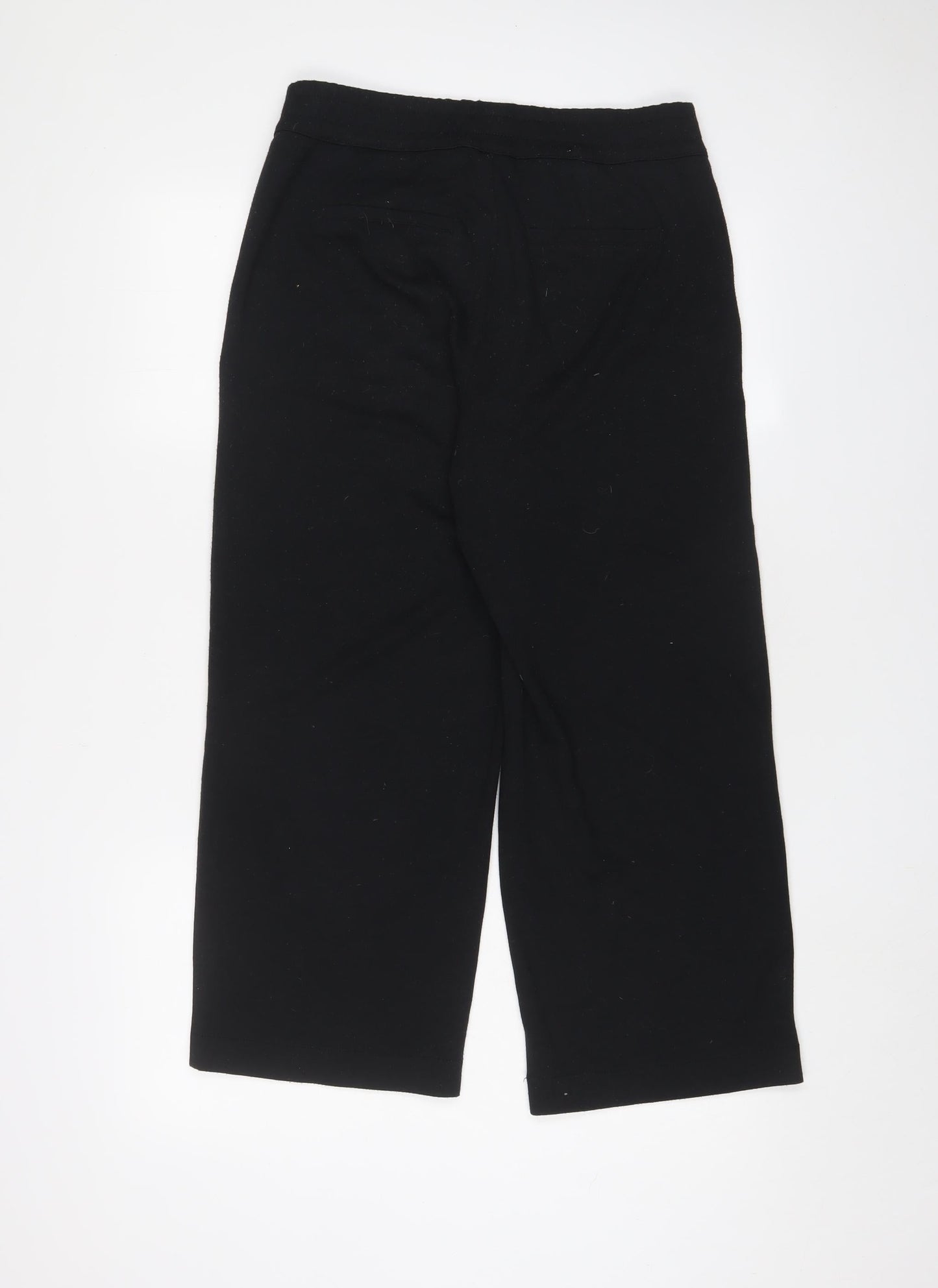 Street One Womens Black Polyester Jegging Trousers Size 8 L26 in Regular Drawstring - Logo