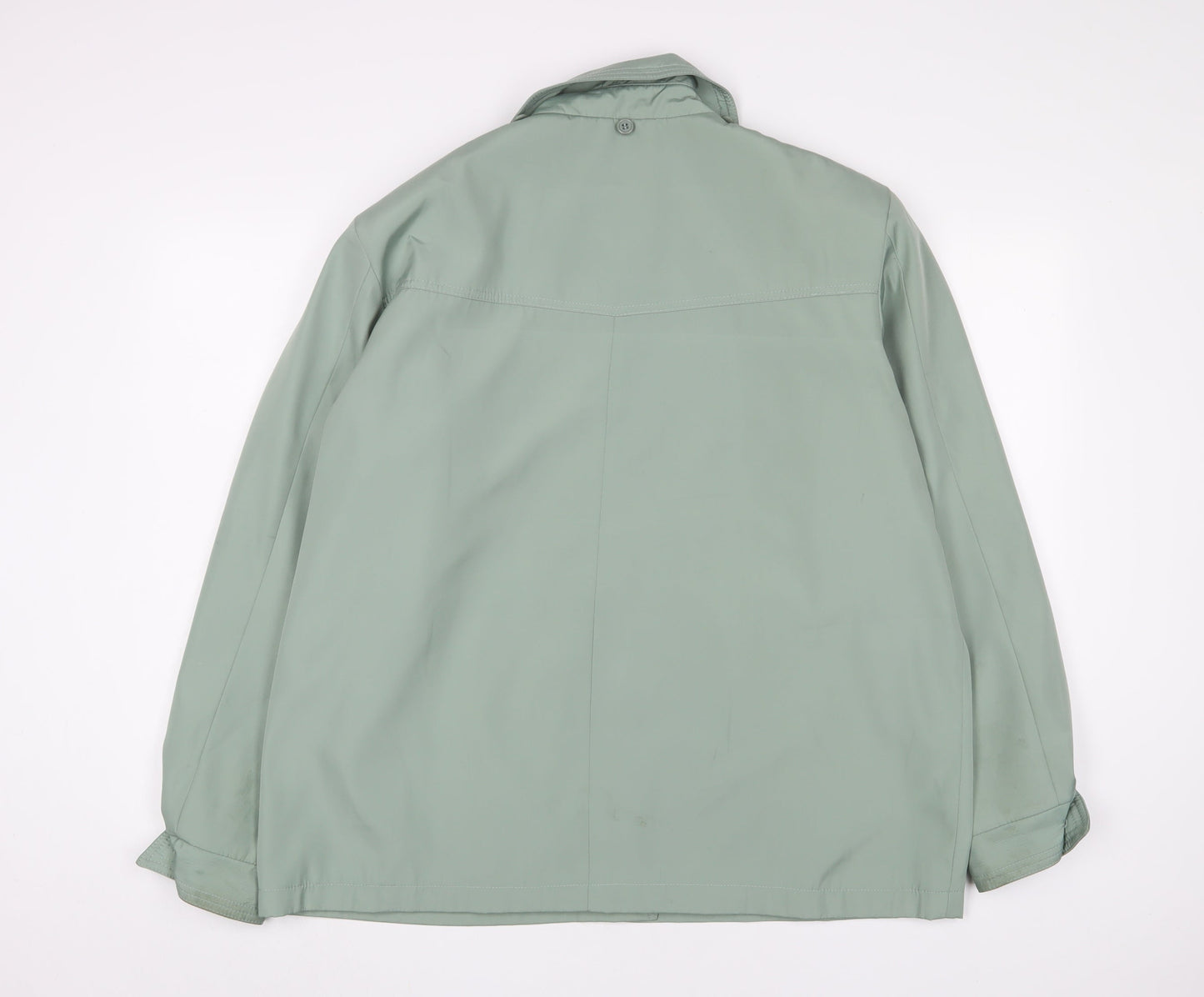 David Barry Womens Green Jacket Size 20 Button - Pockets