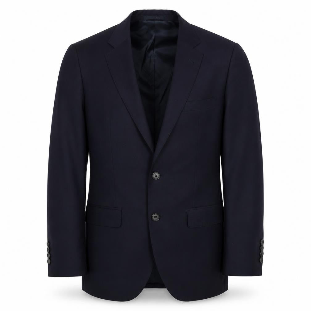 Cambridge Mens Blue Wool Jacket Suit Jacket Size 38 Regular