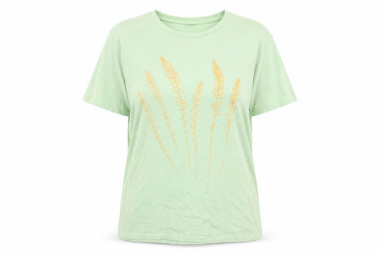 LC Womens Waikiki Green XL Crew Neck T-Shirt