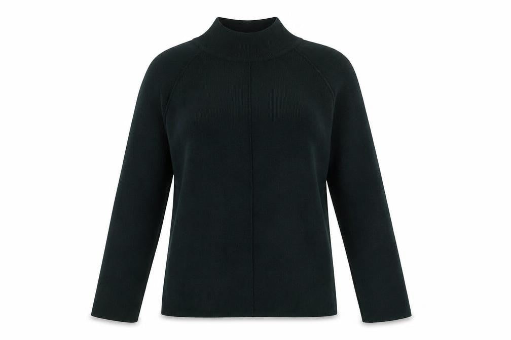 Next Green Pullover Jumper, Size 10, Mock Neck, Excellent
