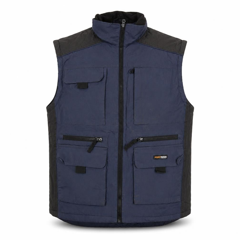 Fortress Blue Zipped Waistcoat M - Men's Bodywarmer