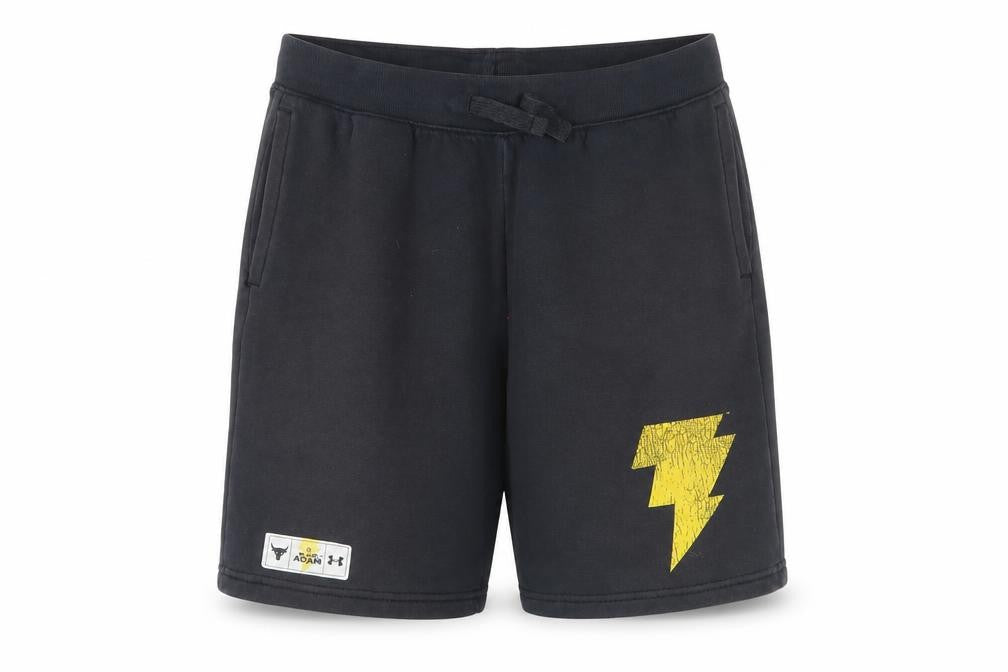 Under Armour Boys' Black Sweat Shorts XL, Relaxed Fit